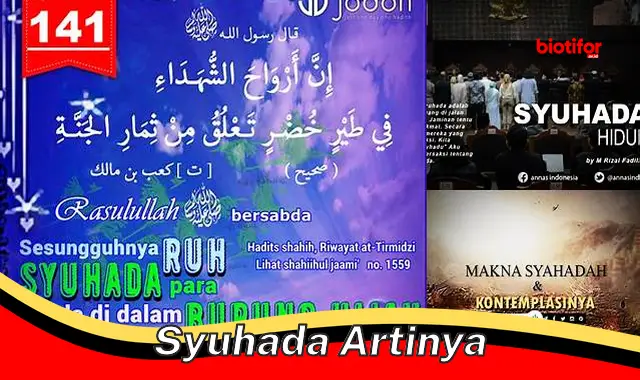 Pahami Makna Mulia "Syuhada Artinya" dalam Islam