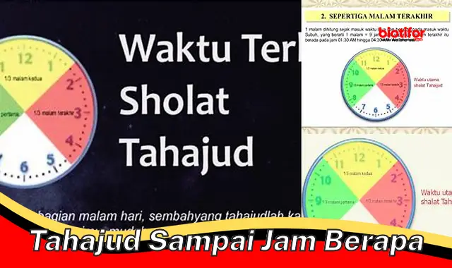 Waktu Terbaik Tahajud untuk Mendapatkan Pahala Maksimal