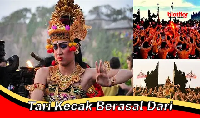 Asal-usul Tari Kecak nan Enerjik dari Bali