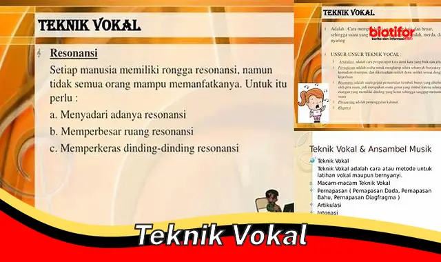 Teknik Vokal: Panduan Lengkap untuk Meningkatkan Suara Anda