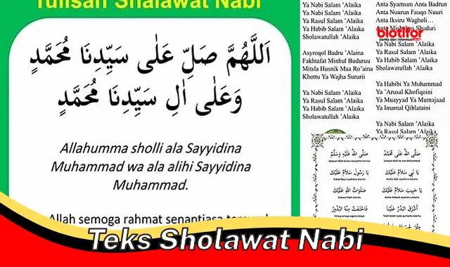 Panduan Lengkap Teks Sholawat Nabi: Pelajari Makna dan Manfaatnya