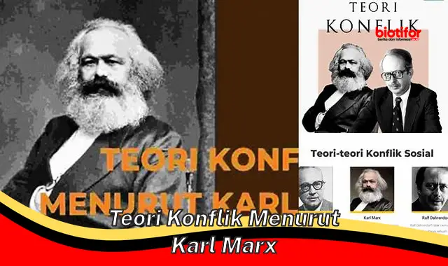 Teori Konflik ala Karl Marx: Pemahaman Komprehensif