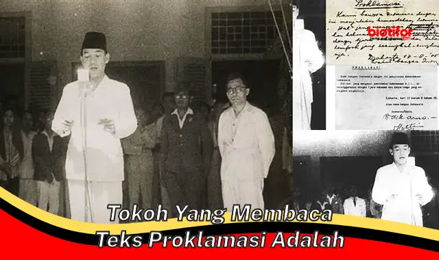 Tokoh yang Membacakan Teks Proklamasi: Sosok Penting dalam Sejarah Indonesia