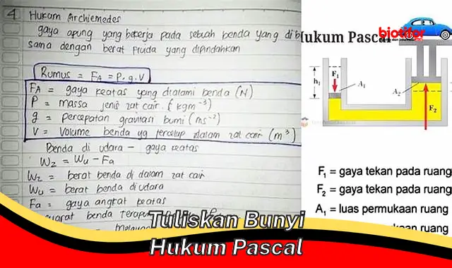 Pahami Bunyi Hukum Pascal: Panduan Komprehensif