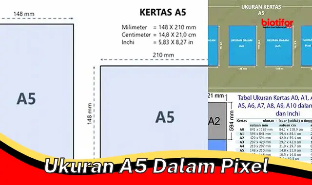 Ukuran A5 dalam Piksel: Panduan Lengkap untuk Desainer dan Pencetak