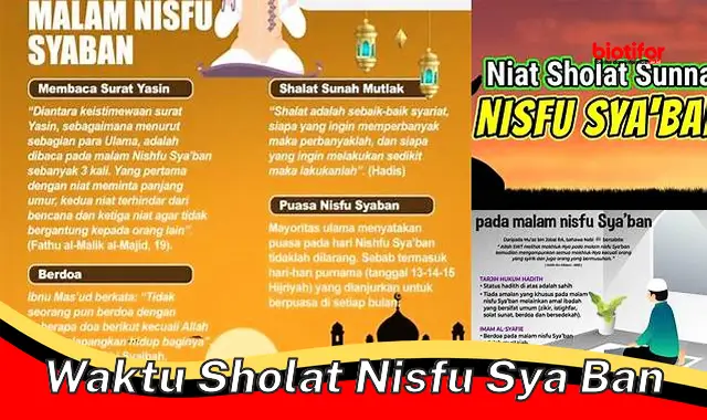 Panduan Lengkap Waktu Sholat Nisfu Sya'ban: Keutamaan, Amalan, dan Doanya