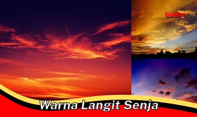 Pesona Warna Langit Senja: Keindahan Alam yang Menakjubkan