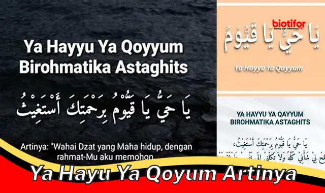 Arti Asmaul Husna "Ya Hayyu Ya Qoyyum": Pengertian dan Manfaatnya