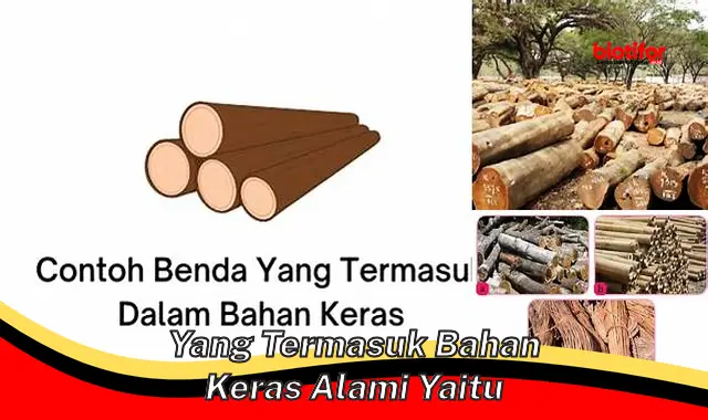 Mengenal Bahan Keras Alami: Kekuatan dan Ketahanannya