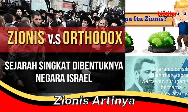 Pengertian Zionisme dan Dampaknya terhadap Timur Tengah