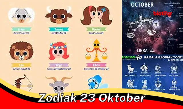 zodiak 23 oktober