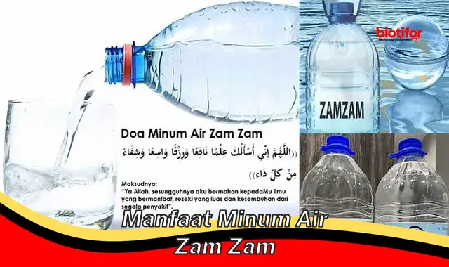 manfaat minum air zam zam