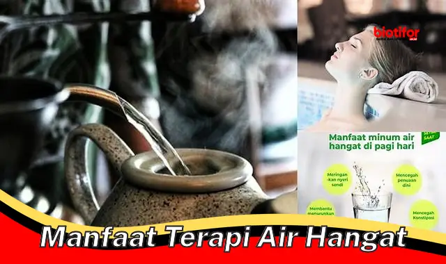 manfaat terapi air hangat