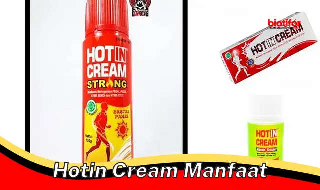 hotin cream manfaat