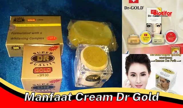 Temukan Manfaat Luar Biasa Krim Dr. Gold yang Jarang Diketahui