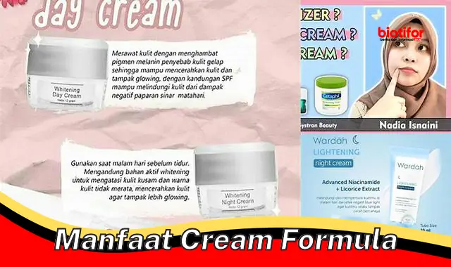 manfaat cream formula