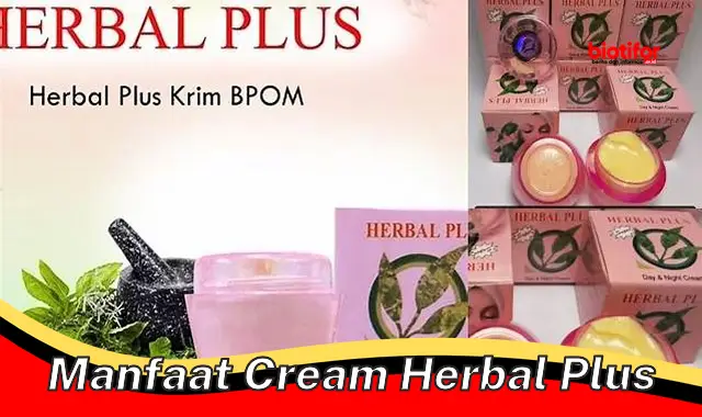 manfaat cream herbal plus