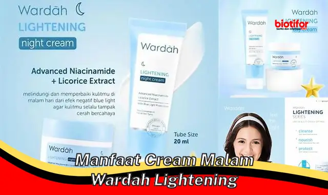 manfaat cream malam wardah lightening