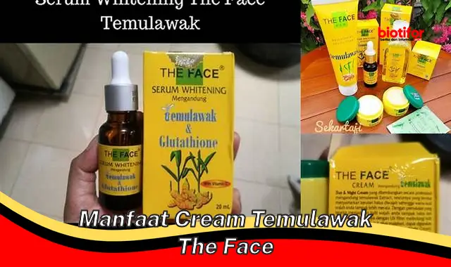 manfaat cream temulawak the face