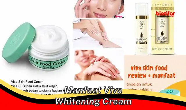 manfaat viva whitening cream