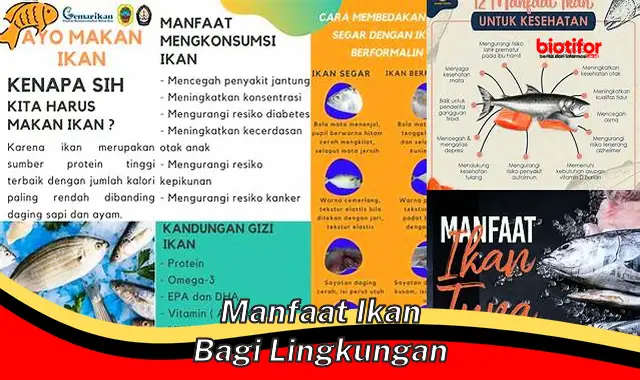 manfaat ikan bagi lingkungan