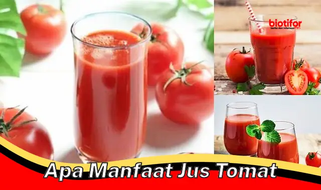 Temukan Manfaat Jus Tomat yang Jarang Diketahui