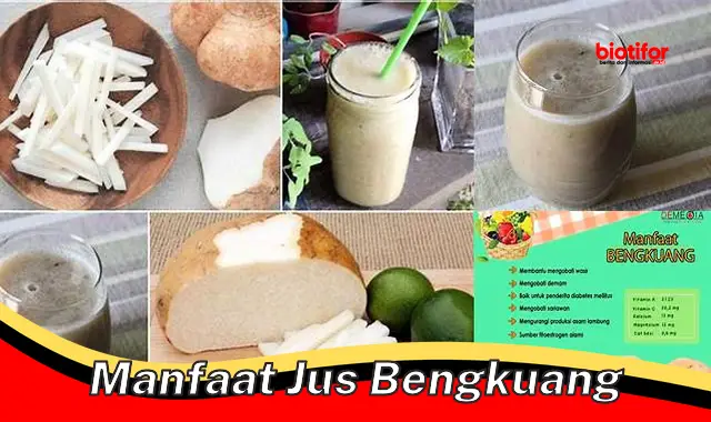 manfaat jus bengkuang