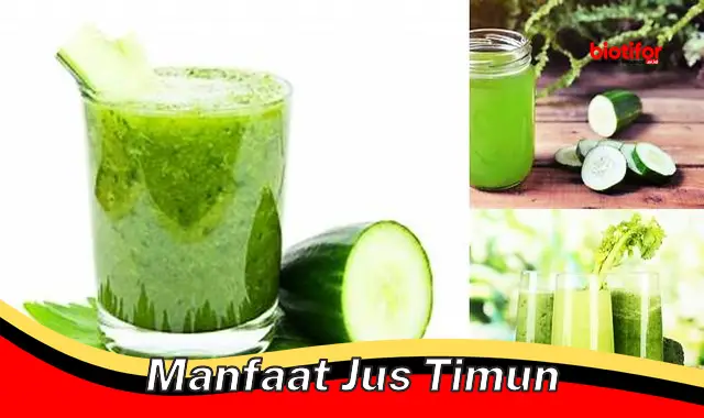 manfaat jus timun