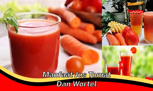 manfaat jus tomat dan wortel