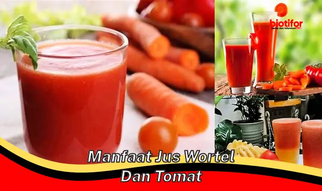 manfaat jus wortel dan tomat