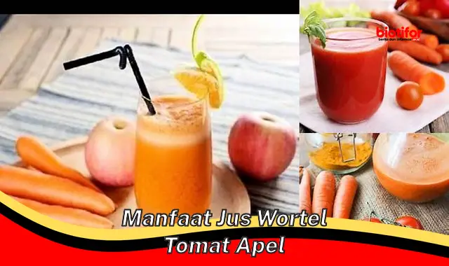 manfaat jus wortel tomat apel