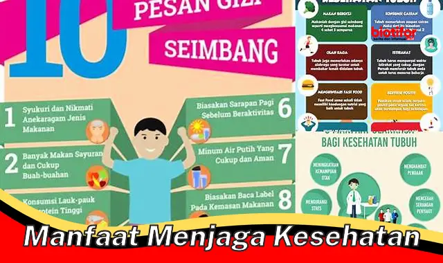 manfaat menjaga kesehatan