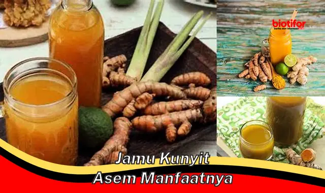 Temukan 5 Manfaat Jamu Kunyit Asem yang Jarang Diketahui