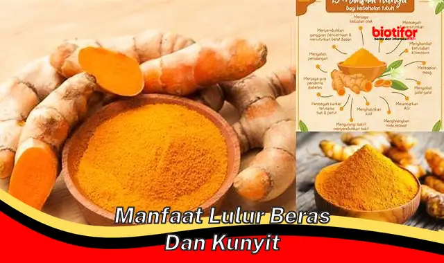 manfaat lulur beras dan kunyit