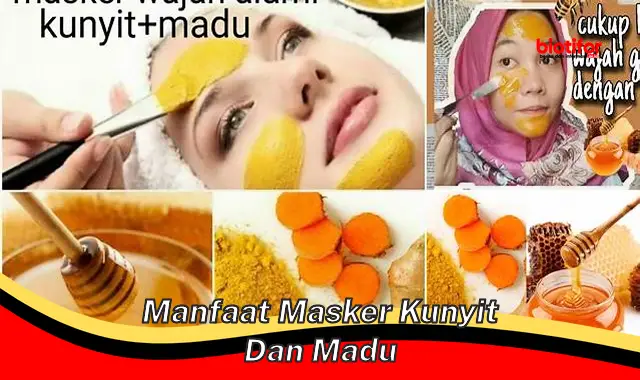 manfaat masker kunyit dan madu