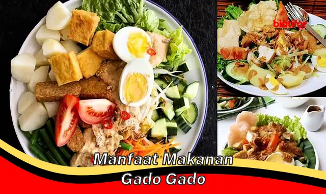 manfaat makanan gado gado