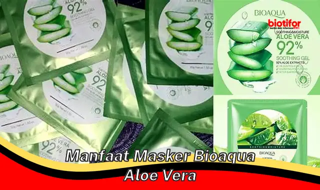 manfaat masker bioaqua aloe vera