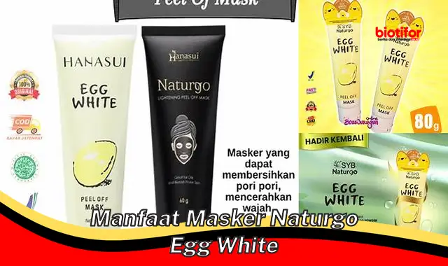 manfaat masker naturgo egg white