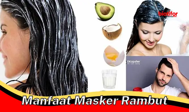 manfaat masker rambut