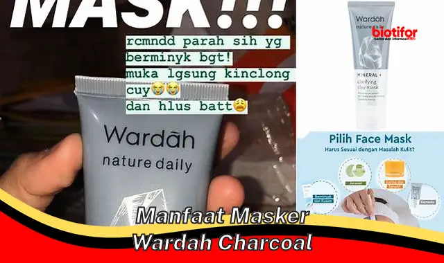 manfaat masker wardah charcoal