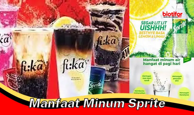 manfaat minum sprite