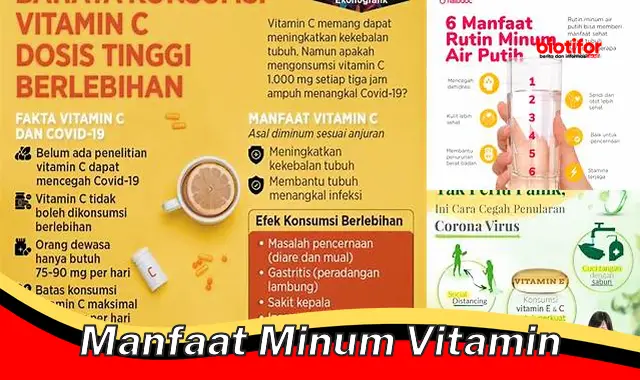 manfaat minum vitamin