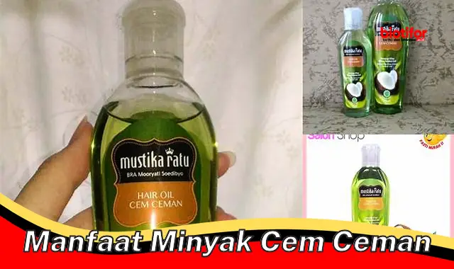 manfaat minyak cem ceman