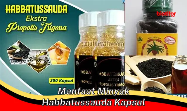 manfaat minyak habbatussauda kapsul