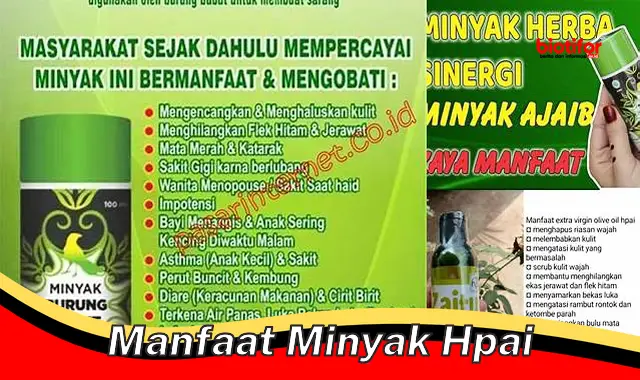 Temukan Manfaat Minyak HPAI yang Jarang Diketahui