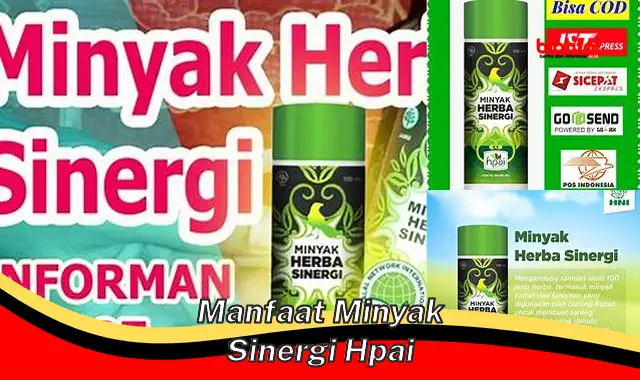 manfaat minyak sinergi hpai