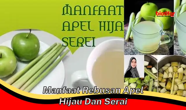 manfaat rebusan apel hijau dan serai