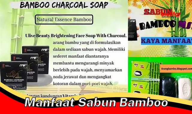 manfaat sabun bamboo