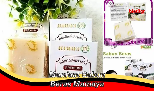 manfaat sabun beras mamaya