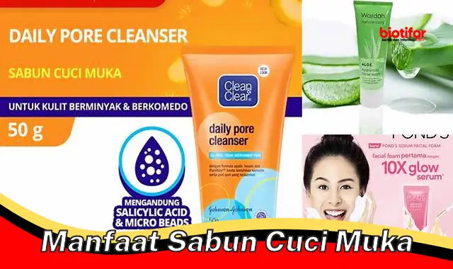 manfaat sabun cuci muka